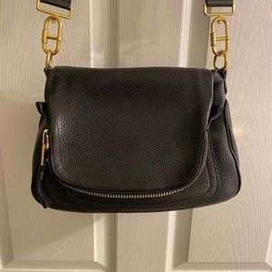 Tom Ford Jennifer Black Leather crossbody bag